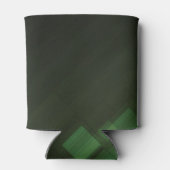 グリーン抽象芸術デザイン 缶クーラー (裏面)