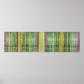 グリーン抽象芸術モダンアートポスタープリント ポスター (正面)