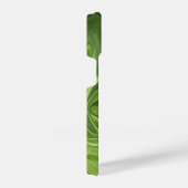 グリーン抽象芸術モバイルケース iPhoneケース (右側面)