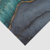 グリーン抽象芸術流体アート 薄葉紙 (詳細)