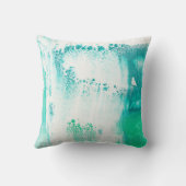 グリーン抽象芸術詳細 クッション (裏面)