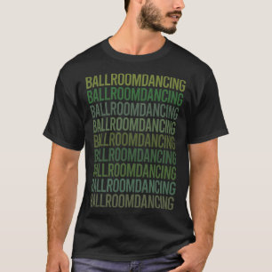 グリーン文字踊りダンスダンサー Tシャツ