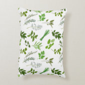 グリーン料理料理ガーデンハーブ アクセントクッション (裏面(縦))