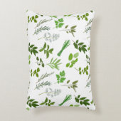 グリーン料理料理ガーデンハーブ アクセントクッション (正面(垂直))