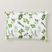 グリーン料理料理ガーデンハーブ アクセントクッション (裏面)