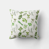 グリーン料理料理ガーデンハーブ クッション (裏面)