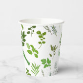 グリーン料理料理ガーデンハーブ 紙コップ (左)