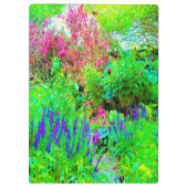 グリーン春ガーデンランドスケープと牡丹 クリップボード (裏面)