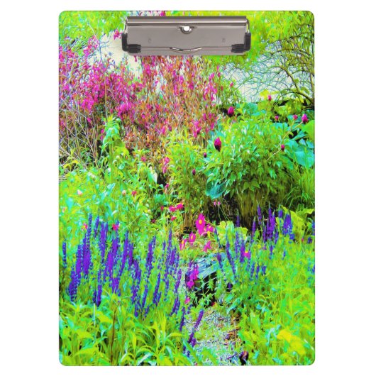 グリーン春ガーデンランドスケープと牡丹 クリップボード (正面)