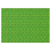 グリーン春クローバーセントパトリックの日 テーブルクロス (正面(横))