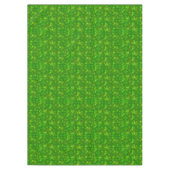 グリーン春クローバーセントパトリックの日 テーブルクロス (正面)