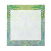 グリーン春 ノートパッド (正面)