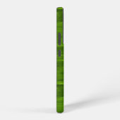 グリーン木材テクスチストライプャサムスン銀河系ケース SAMSUNG GALAXYケース (右側面)