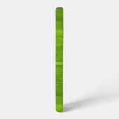 グリーン木材テクスチストライプャサムスン銀河系ケース SAMSUNG GALAXYケース (左側面)