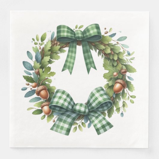 グリーン格子模様秋秋をテーマにしたアイテム (正面)