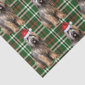 グリーン格子毛の毛の羊飼い犬の恋人の休日 薄葉紙 (詳細)