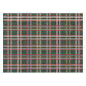 グリーン格子状ホリデーテーブルクロス テーブルクロス (正面(横))