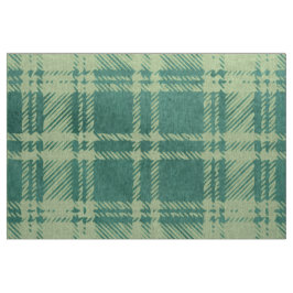 グリーン格子織物 ファブリック