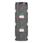 グリーン格言クリスマスツリーオーナメントパターン タンブラー (裏面)