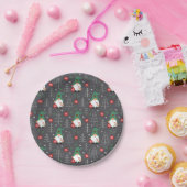 グリーン格言クリスマスツリーオーナメントパターン ペーパープレート (パーティー)