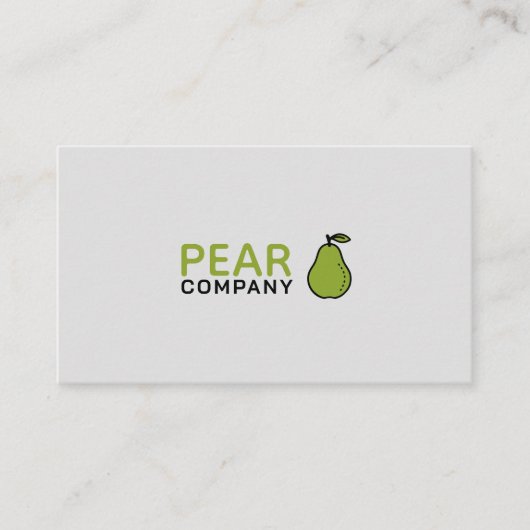 グリーン梨 名刺 (正面)