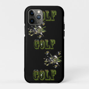 グリーン次元ゴルフ写真ロゴ、 iPhone 11 PROケース
