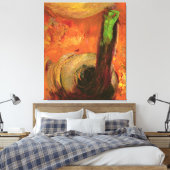 グリーン死 キャンバスプリント (インサイチュ (寝室))