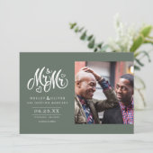 グリーン氏& Mr.スクリプト-日付を写真とともに保存 セーブザデート (スタンド正面)