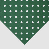 グリーン水玉模様ティッシュペーパー 薄葉紙 (詳細)