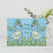 グリーン水玉模様フラミンゴスST.パトリックのデイフラット シーズンカード (スタンド正面)