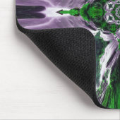 グリーン海カスケードマウスパッド マウスパッド (コーナー)