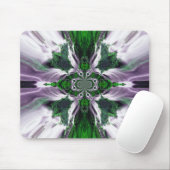 グリーン海カスケードマウスパッド マウスパッド (マウス)