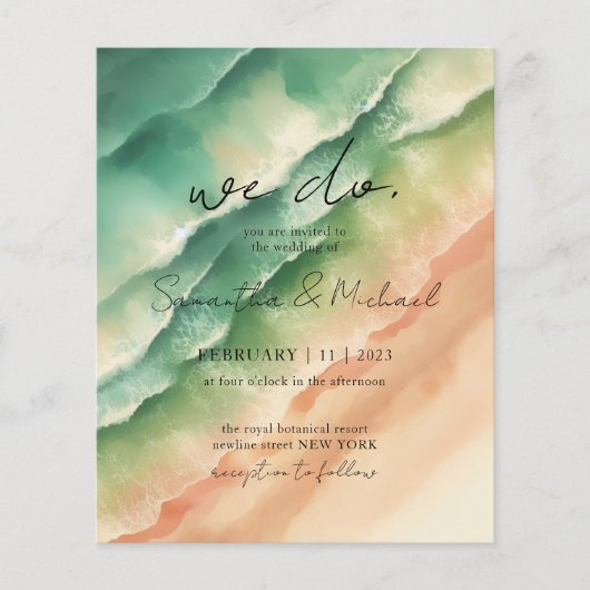 グリーン海ビーチパーティーシーズンサマー チラシ (正面)