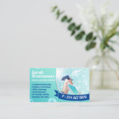 グリーン海軍クリーニング洗浄スプレーメイド 名刺 (スタンド正面)