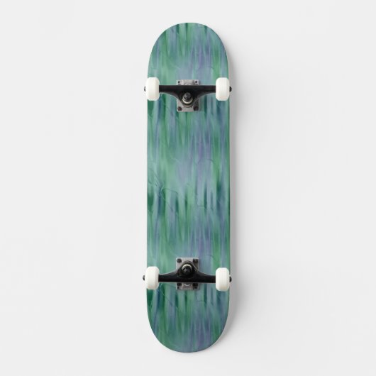 グリーン液体金属効果 スケートボード (正面)