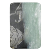 グリーン淡い色のコロラドリバークリフスオブグラナイトスパ バスマット (正面縦)