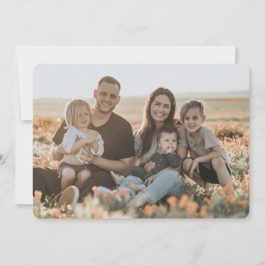 グリーン淡い色のシーズングリーティングレトロスター写真 シーズンカード (裏面)