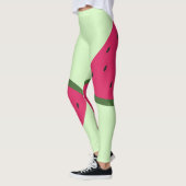 グリーン淡い色のスイカレギンス レギンス (左)