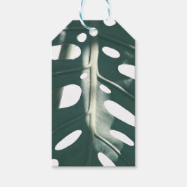 グリーン淡い色のパステルスイスチーズプラント ギフトタグ