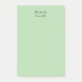 グリーン淡い色のプロフェッショナルユニーククラシック名 ポストイット