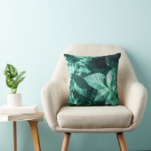 グリーン淡い色のポテト葉クッション装飾用クッション クッション (椅子)