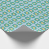 グリーン淡い色のラッピング紙 ラッピングペーパー (角)