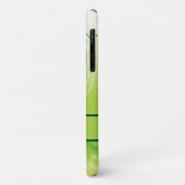 グリーン渦巻形の葉Brokeh Case-Mate iPhoneケース (裏面/左)