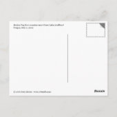 グリーン湖ストレイルヘッド近くの草原から見たブロークントップ ポストカード (裏面)