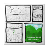 グリーン漫画 タイル (正面)