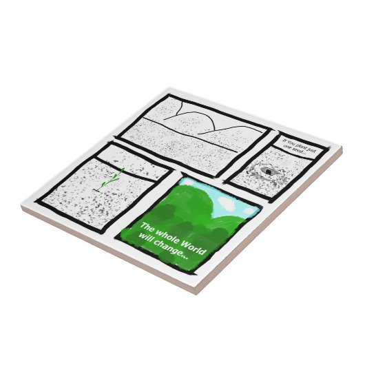 グリーン漫画 タイル (側面)