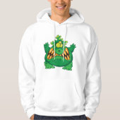 グリーン熱狂するモンスター パーカ (正面)