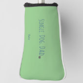 グリーン独身のドッグパパゴルフヘッドカバー ゴルフヘッドカバー (回転90)