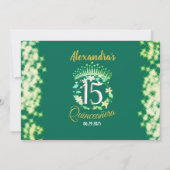 グリーン王室のフォトボホキンセニェラスペインの賛成 サンキューカード (裏面)