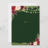 グリーン王室の誕生日ディナーパーティー 招待状 (裏面)